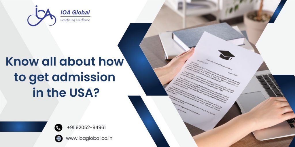 admission in the USA